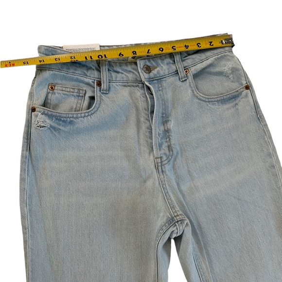 H&M 100% Cotton Flare High Waist Ankle Length Jeans Size 6 - Picture 6 of 17